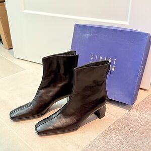 Stuart Weitzman van dyke nero lama calf boots